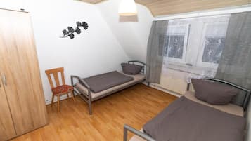 2 quartos, Wi-Fi de cortesia, roupa de cama
