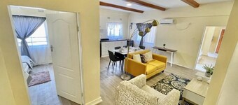 Lucy's unique apartment.