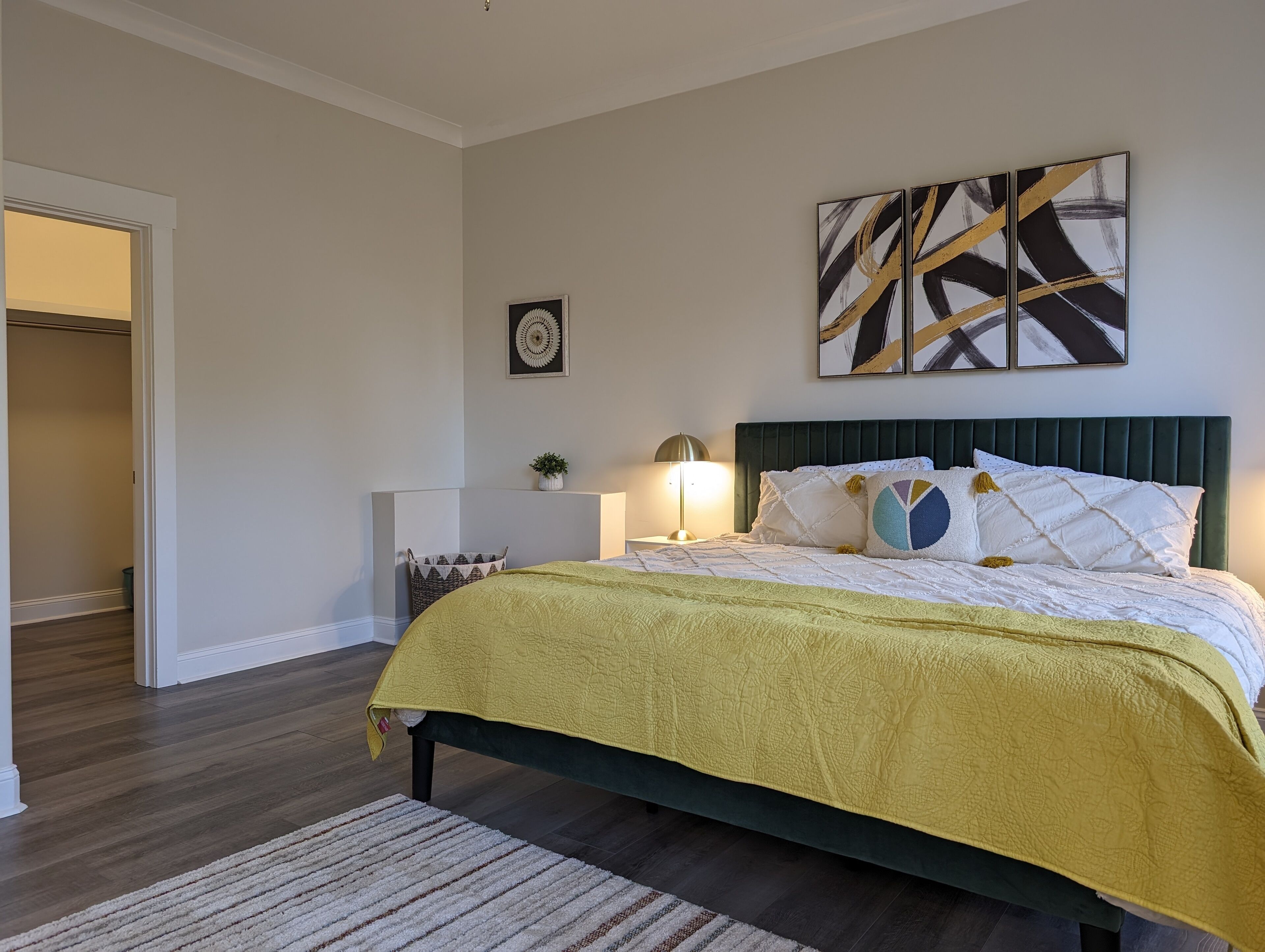 1 bedroom, premium bedding, memory-foam beds, individually decorated