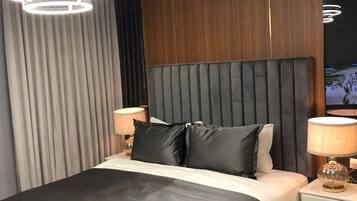 1 bedroom, premium bedding, memory foam beds, in-room safe