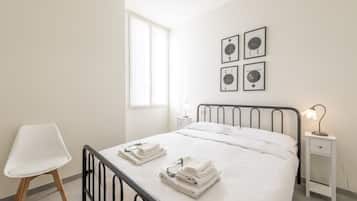 2 slaapkamers, een strijkplank/strijkijzer, wifi, beddengoed