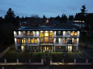 Front of property - evening/night