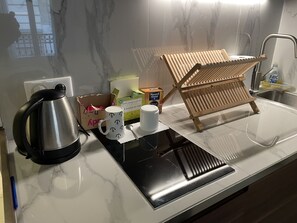 Fridge, microwave, oven, stovetop - Typical Parisian Appartement (Paris)
