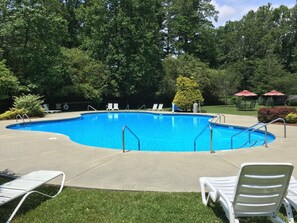 Pool - The Azalea Cottage 3 bedroom 3 bathroom-  Sleeps 6 Located in Flat Rock, NC (Flat Rock)