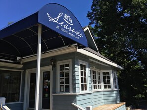 Exterior detail - The Periwinkle Cottage 3 bedroom 3 bathroom Sleeps 6 Located in Flat Rock, NC   (Flat Rock)