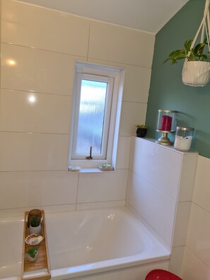 Secador de cabelo, toalhas de banho, sabonete, papel higiênico