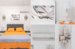 1 dormitori, planxa i posts de planxar, un bressol de viatge i wifi