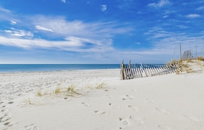 On the beach