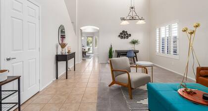 5BR/3BA Home with Private Heated Pool and Golf Course Views in San Tan Valley