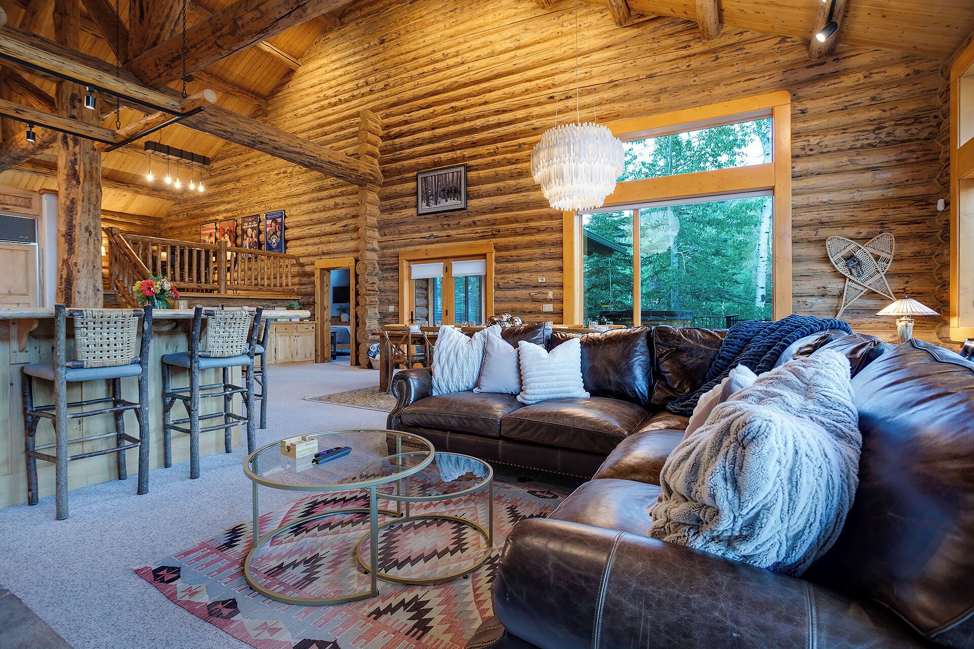 TV connectée, cheminée