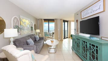 Smart TV, DVD player, books