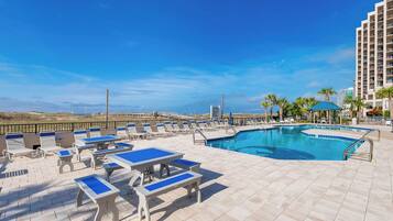 Indoor pool, outdoor pool