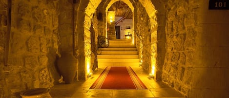Interior entrance