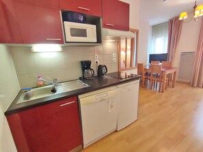KĂŒhlschrank, Mikrowelle, Herdplatte, GeschirrspĂŒler