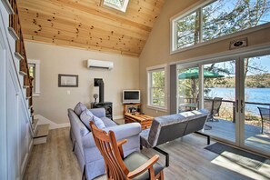 Interior - Lakefront Meredith Home: Private Beach & Fire Pit! (Meredith)