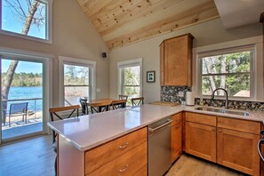 Cottage (2 Bedrooms) | Interior - Lakefront Meredith Home: Private Beach & Fire Pit! (Meredith)