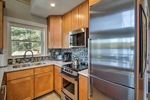 Cottage (2 Bedrooms) | Interior - Lakefront Meredith Home: Private Beach & Fire Pit! (Meredith)