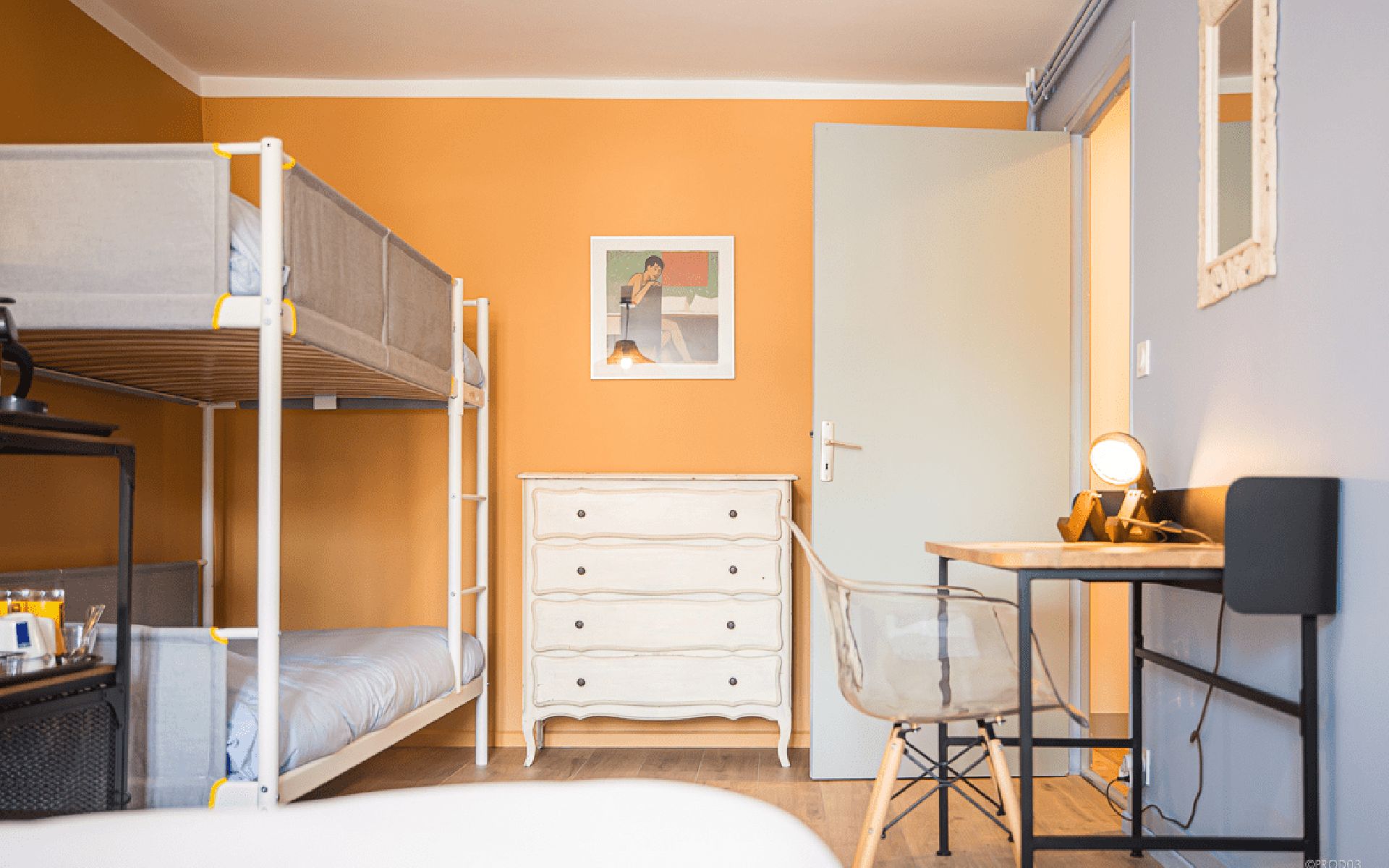 1 chambre, Wi-Fi, draps fournis