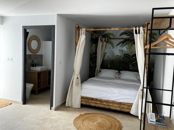 2 bedrooms, WiFi, bed sheets - Appartement T1 Tout Confort à 15 mn de la Plage de Grand Anse et de Saint-pierre (Saint-Pierre)