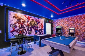 Games room - Last Minute Disney! Private Pool, Hot Tub, Game Room & Themed Bedrooms. Book Now! #107627 (Orlando)