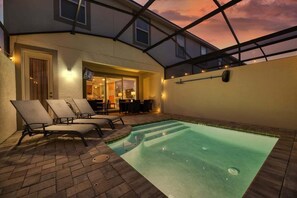 Una piscina riscaldata