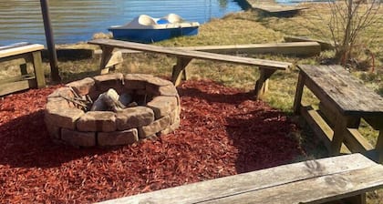 lake front cabin hot tub peaceful stunning views