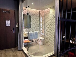 Design Double or Twin Room | Bathroom | Free toiletries, hair dryer, slippers - 69 Boutique by Minova  (Hanoi)