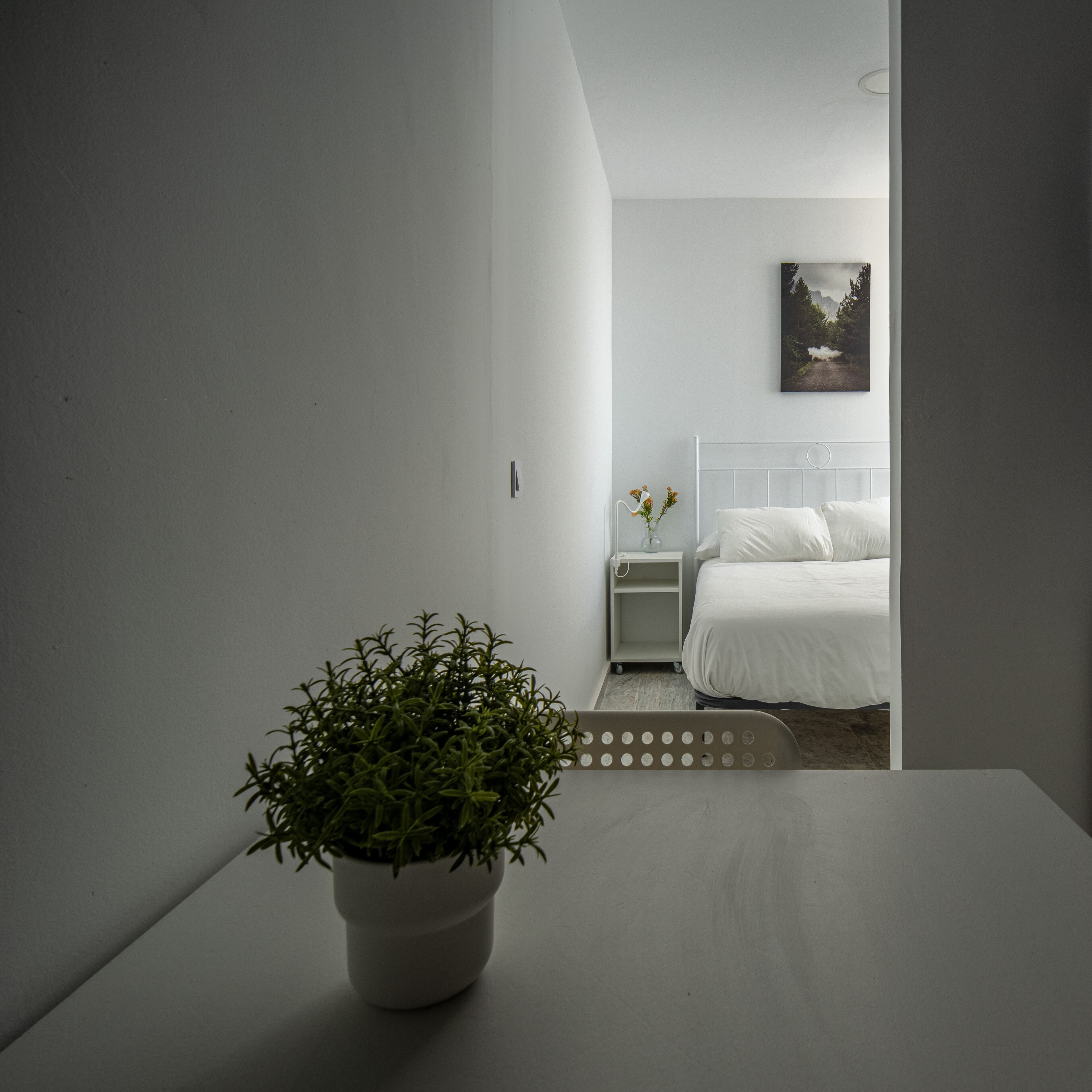 1 slaapkamer, een strijkplank/strijkijzer, wifi, beddengoed