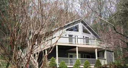 Stay at our Treetop Cabin. Feel as if you're high above the treetops at our VRBO