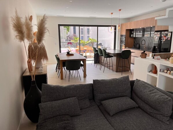 Living area - Maison de Ville Entre LAC & Montagne (Aix-les-Bains)