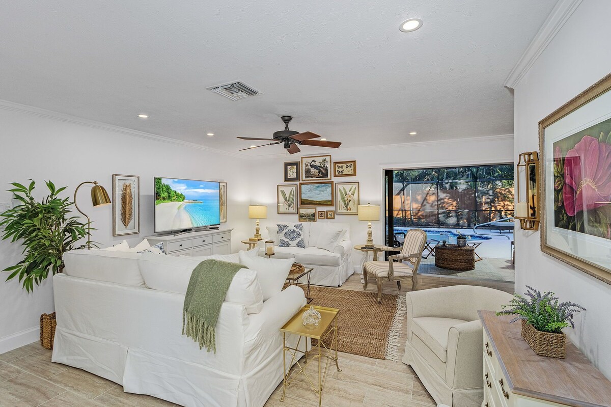Photo 4 of Renovated Villa less than 1 mile to beach with heated Pool! Dog Friendly!