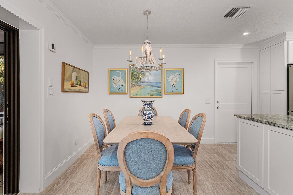 Photo 9 of Renovated Villa less than 1 mile to beach with heated Pool! Dog Friendly!