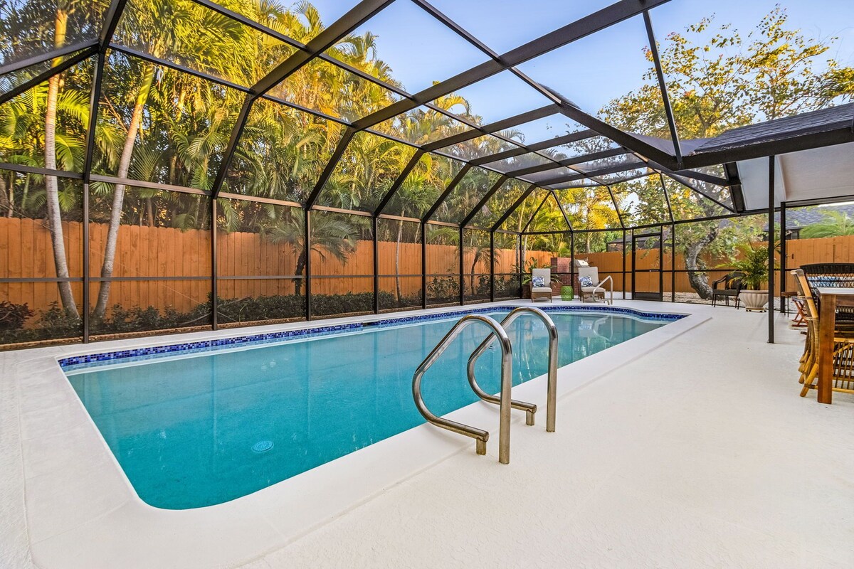 Photo 22 of Renovated Villa less than 1 mile to beach with heated Pool! Dog Friendly!