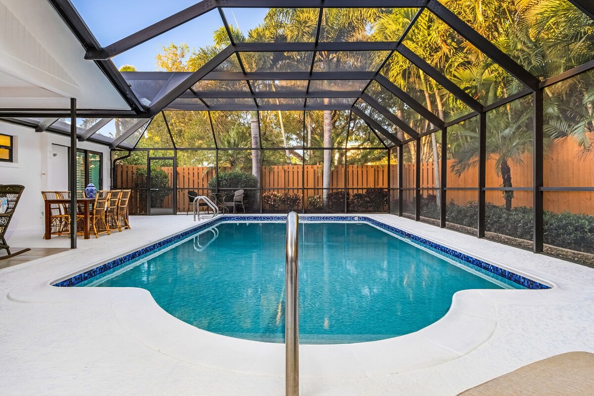 Photo 21 of Renovated Villa less than 1 mile to beach with heated Pool! Dog Friendly!