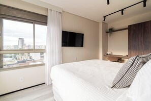 듀플렉스, 침실 2개 (1 Double Bed and 2 Single Beds) (92 m) | 저자극성 침구, 미니바, 무료 WiFi, 침대 시트