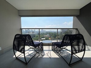 Apartamento 2 Dorms(Casal e 2 Solteiro) | バルコニー