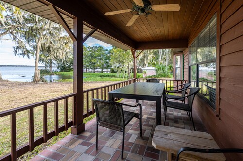 Private Lake View House Rental close to wonderful Big Bass Grill restaurant 