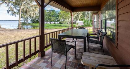Private Lake View House Rental close to wonderful Big Bass Grill restaurant