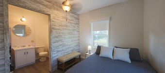 Cozy one bedroom apartment with attached garage.