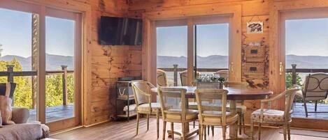 Smart TV, fireplace, video games