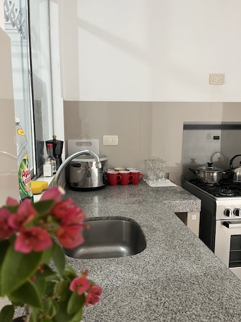 Private kitchen. Apartamento a 5 Minutos de El Oasis de Huacachina