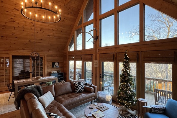 Smart TV, fireplace, video games