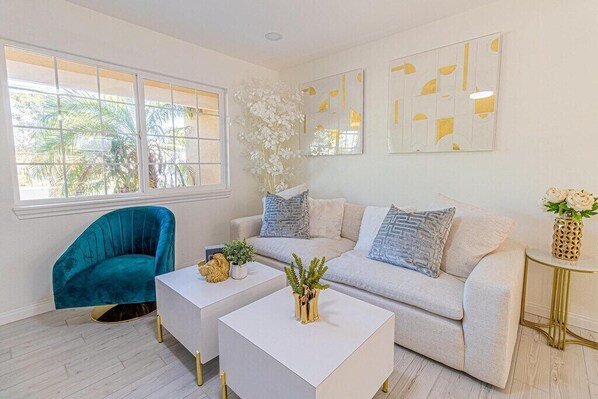 Smart TV, table football, books