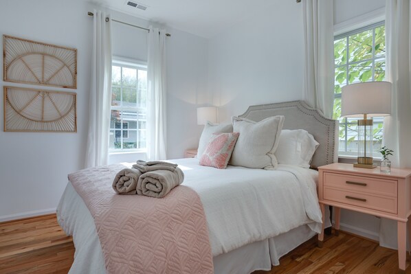 3 bedrooms, iron/ironing board, travel cot, free WiFi