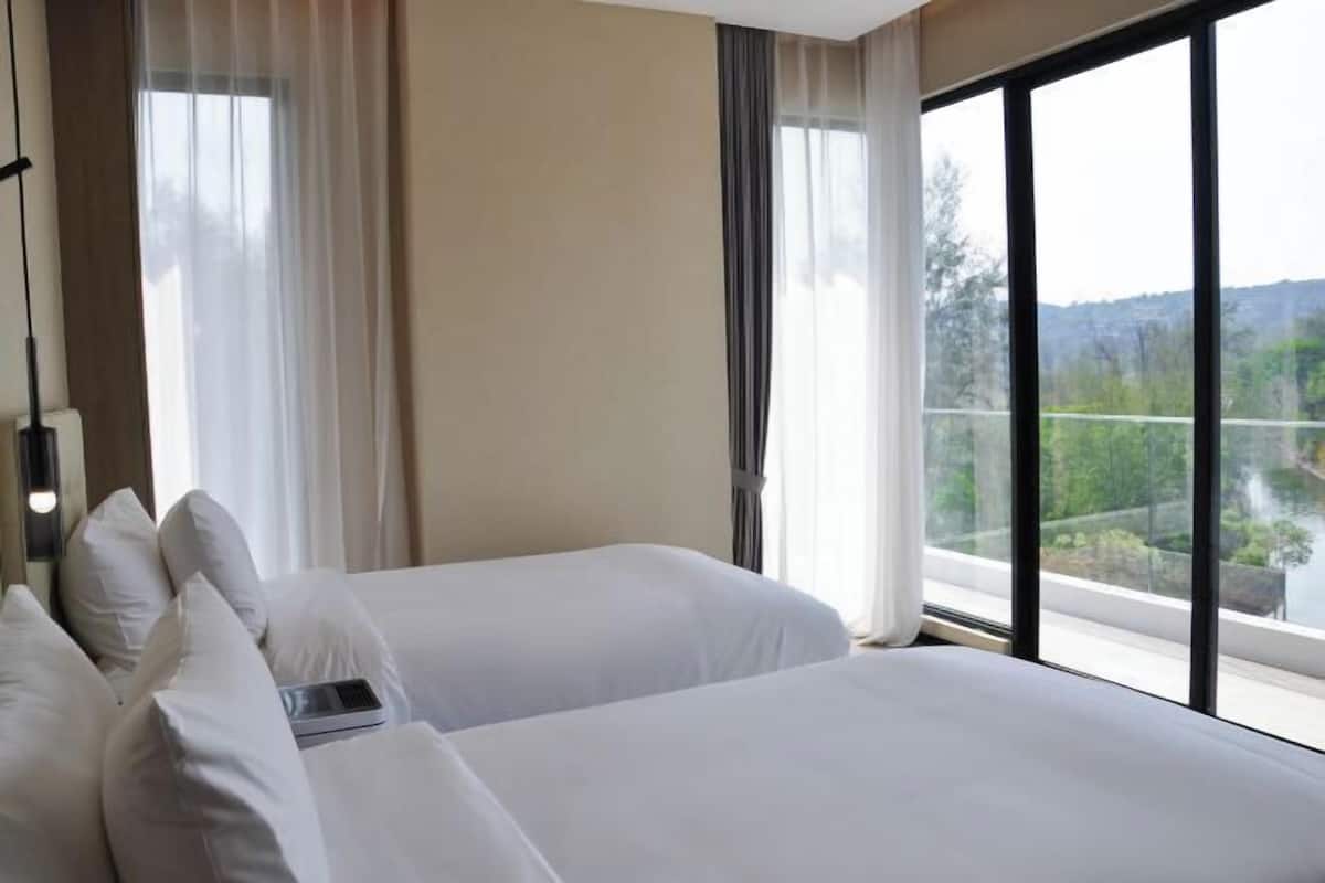 2 chambres, literie de qualité supérieure, minibar