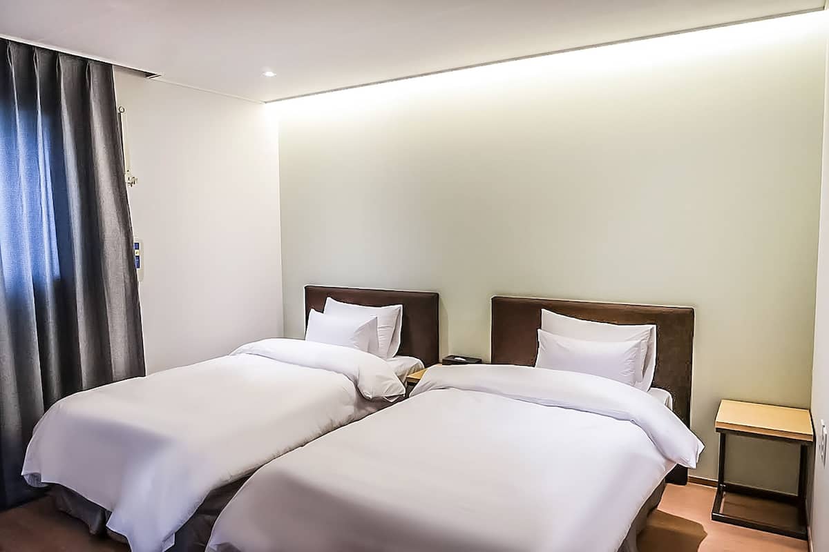 1 habitación y ropa de cama de alta calidad