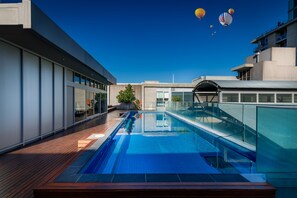 Outdoor pool - Adele Apartments at Tribeca (East Melbourne)