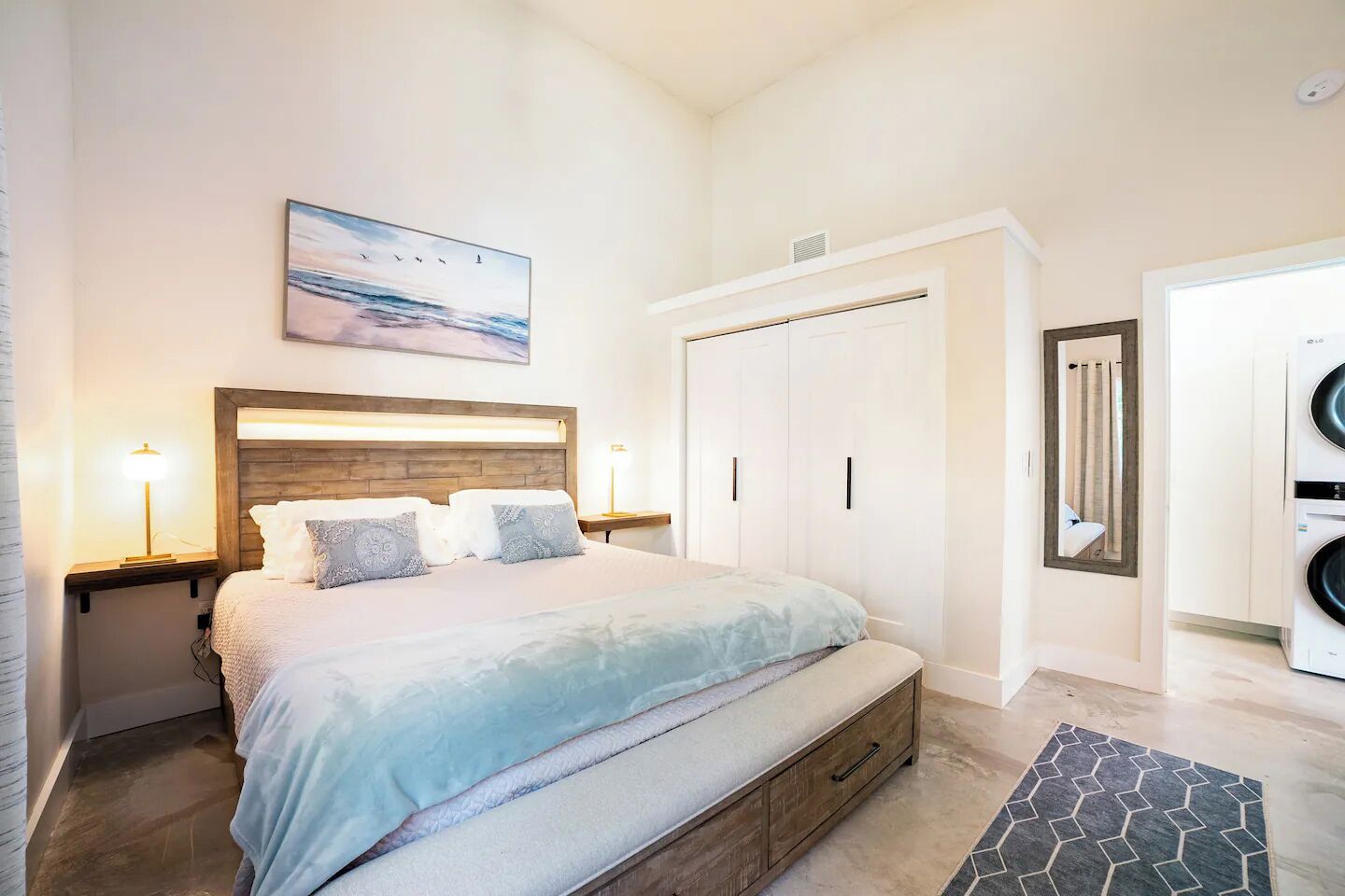 1 slaapkamer, een bureau, een strijkplank/strijkijzer, gratis wifi