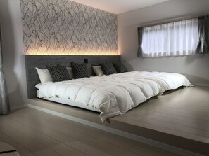 Yksilöllisesti sisustettu, ilmainen Wi-Fi, vuodevaatteet