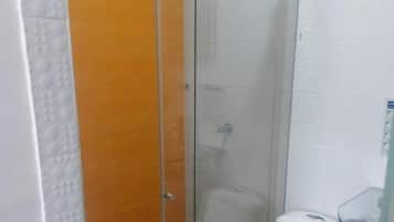 Towels, soap, toilet paper